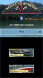 Mobile Screenshot of anglersmarine.com