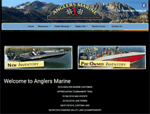 Tablet Screenshot of anglersmarine.com